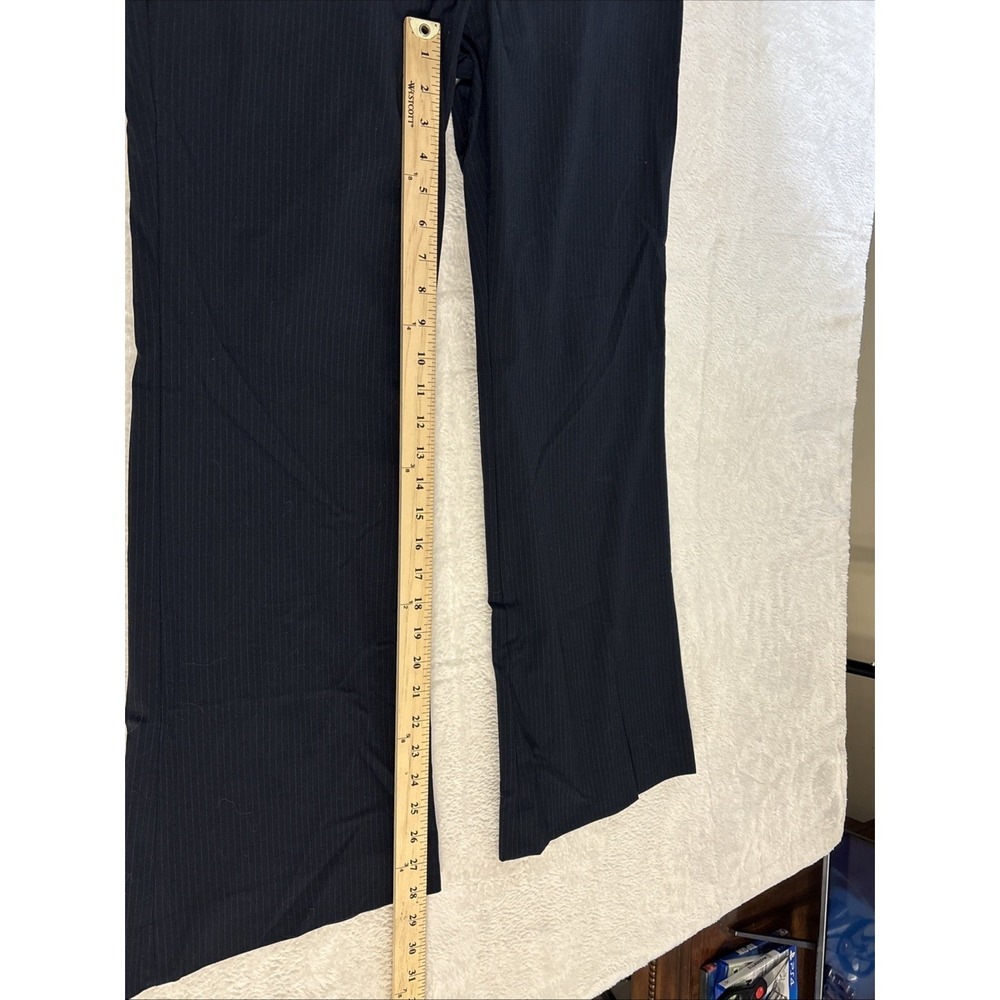 Gap Perfect Trouser Womens Size 10A Stretch Navy Pinstripe Career Dress Pants - Picture 4 of 13